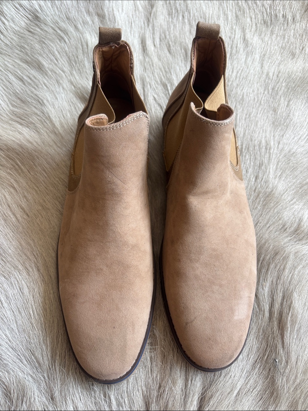 RW by Robert Wayne Men's Suede Chukka Boots - Tan 8.5D